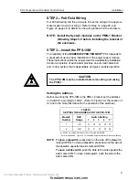 Предварительный просмотр 15 страницы Siemens CERBERUS PYROTRONICS PXL Installation, Operation And Maintenance Manual