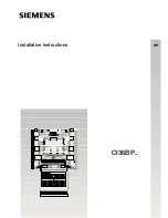 Siemens CI36BP Series Installation Instructions Manual preview