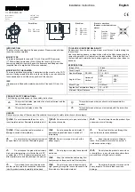 Preview for 1 page of Siemens CLVD1325/5-50 Installation Instructions