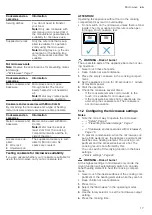 Предварительный просмотр 17 страницы Siemens CM676G0.6 User Manual And Installation Instructions