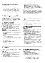 Предварительный просмотр 29 страницы Siemens CM778GN.1B User Manual And Installation Instructions