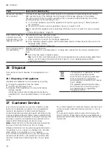 Предварительный просмотр 34 страницы Siemens CM778GN.1B User Manual And Installation Instructions