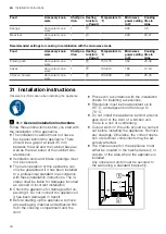 Предварительный просмотр 44 страницы Siemens CM778GN.1B User Manual And Installation Instructions