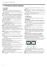 Preview for 6 page of Siemens CM836GP.6 User Manual And Installation Instructions