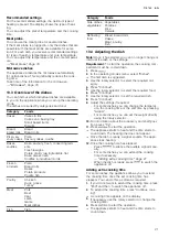 Preview for 21 page of Siemens CM836GP.6 User Manual And Installation Instructions