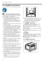 Preview for 42 page of Siemens CM836GP.6 User Manual And Installation Instructions