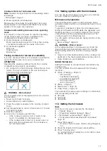 Preview for 17 page of Siemens CM976GM.1B User Manual And Installation Instructions