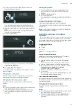 Предварительный просмотр 17 страницы Siemens CO265AGS0W Instruction Manual