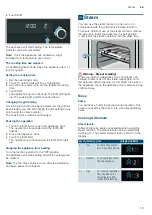 Предварительный просмотр 19 страницы Siemens CO265AGS0W Instruction Manual