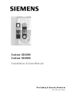 Siemens Codoor CD3500 Installation & User Manual preview