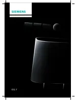 Siemens Coffee machine Instructions Manual preview