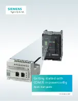 Siemens COM35 Quick Start Manual preview