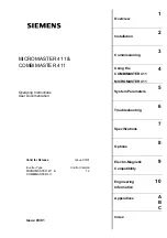 Предварительный просмотр 3 страницы Siemens COMBIMASTER 411 Operating Instructions Manual