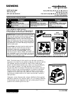 Siemens COMPS Installation Instructions Manual preview