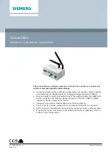 Siemens Connect Box Instruction Manual предпросмотр