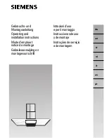Preview for 1 page of Siemens Cooker hood Operating And Installation Instructions
