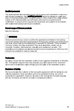 Preview for 19 page of Siemens CP 1612 A2 Operating Instructions Manual