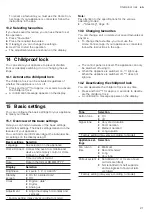 Preview for 21 page of Siemens CS736G1 1 Series User Manual And Installation Instructions