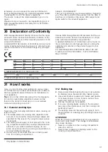 Предварительный просмотр 41 страницы Siemens CS958GD 1 Series User Manual And Installation Instructions