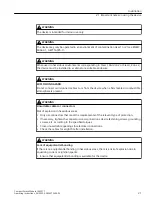 Preview for 21 page of Siemens CSM 377 Operating Instructions Manual