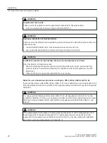 Preview for 22 page of Siemens CSM 377 Operating Instructions Manual