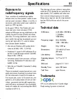 Предварительный просмотр 94 страницы Siemens CT56 User Manual