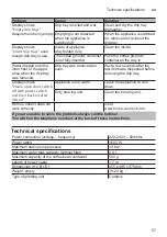 Preview for 57 page of Siemens CT636LES6W Instruction Manual