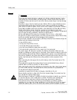 Preview for 12 page of Siemens CU240S DP-F Operating Instructions Manual