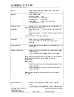 Preview for 5 page of Siemens CX65 Service Manual