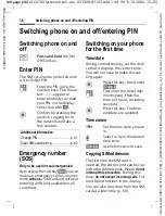 Preview for 36 page of Siemens CX70 Manual