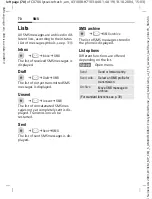 Preview for 70 page of Siemens CX70 Manual