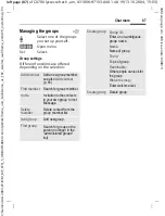 Preview for 87 page of Siemens CX70 Manual