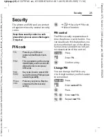 Предварительный просмотр 25 страницы Siemens CX75 Manual