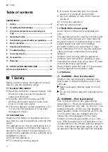 Preview for 2 page of Siemens D46ML54N1B User Manual And Installation Instructions