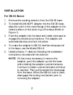 Preview for 2 page of Siemens DB-ADPT Installation Instructions