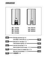 Siemens DE 18405 Installation Instructions Manual preview