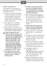 Preview for 12 page of Siemens DE04101M Installation And Operating Instructions Manual