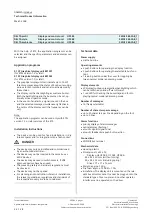 Preview for 2 page of Siemens Delta Series Technical Product Information