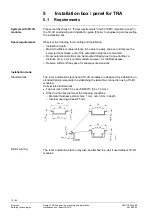 Предварительный просмотр 16 страницы Siemens Desigo TRA Engineering, Mounting And Installation Manual