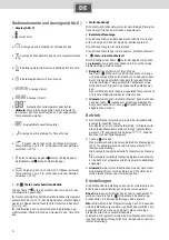 Preview for 4 page of Siemens DG10035E Installation And Operating Instructions Manual