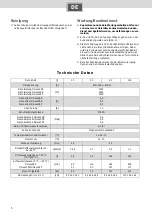 Preview for 6 page of Siemens DG10035E Installation And Operating Instructions Manual