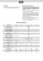 Preview for 4 page of Siemens DG10036E Installation And Operating Instructions Manual