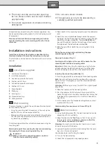 Preview for 9 page of Siemens DH12103 Installation And Operating Instructions Manual