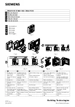 Siemens DMA1103D Installation Manual preview