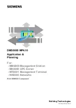 Siemens DMS8000 Applications And Planning Manual preview