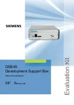 Предварительный просмотр 1 страницы Siemens DSB45 Manual