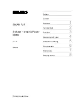 Preview for 1 page of Siemens E50417-H8940-C560-4 Manual