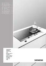 Siemens EA125501 Instruction Manual preview