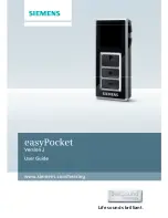 Предварительный просмотр 1 страницы Siemens easyPocket User Manual