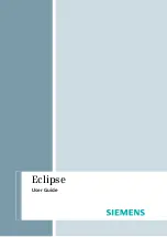 Preview for 1 page of Siemens Eclipse User Manual